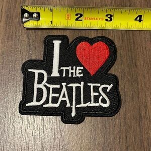I Love Heart ❤️ The Beatles Iron On Appliqué Patch